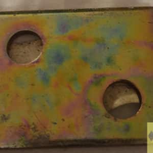 Spacer scharnier achterdeur links Renault Trafic I.