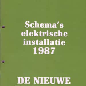 Gebruikt boek elektrische schema's SM8030 Renault 11.