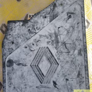 Spatlap achterzijde Renault 11.