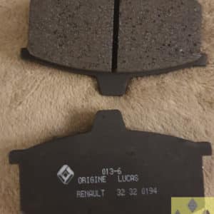 Remblokken Lucas/Girling 15.5 mm Renault 4, 5 of 6.