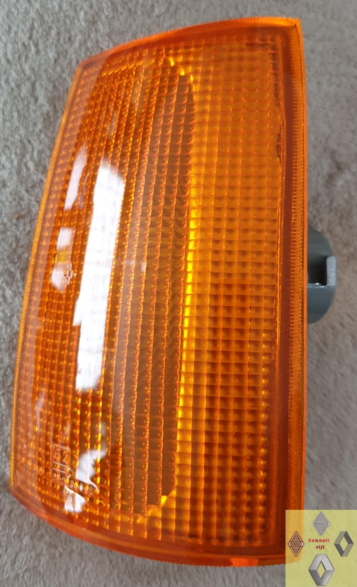 Knipperlicht glas links Renault 9 phase 1.