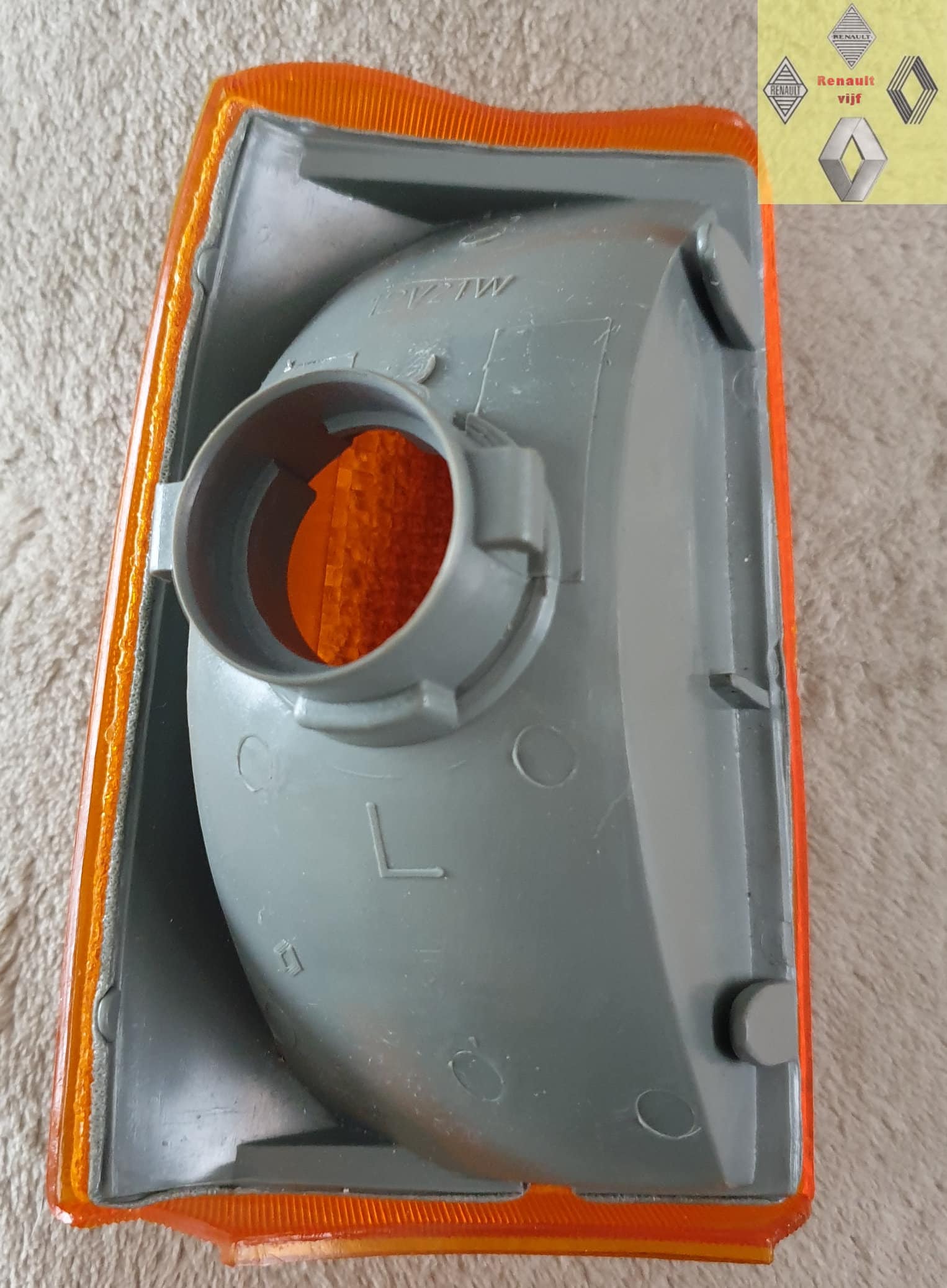 Knipperlicht glas links Renault 9 phase 1. - Afbeelding 2