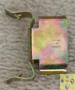 Bevestigingsklem Bedieningskabel kachel Renault 5.