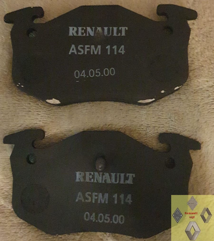Remblokken Bendix 11 mm achterzijde Renault 9, 11, 19, Clio I of Super 5.