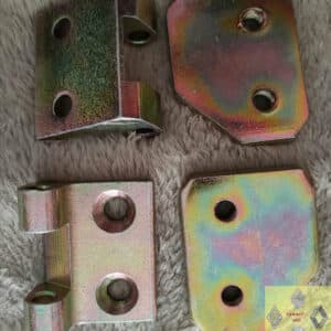 Scharnieren set met spanbussen Renault 9, 11, Express of Super 5.