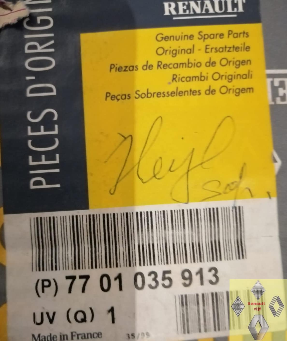 Motor voor klepbediening kachel Renault Safrane. - Afbeelding 4