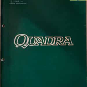 Gebruikt werkplaatshandboek Renault Espace I MR271 Quadra.