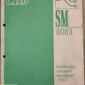 Gebruikt boek elektrische schema SM8083 Renault Clio I.