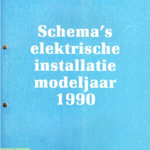 Gebruikt boek elektrische schema SM8058 Renault 19.