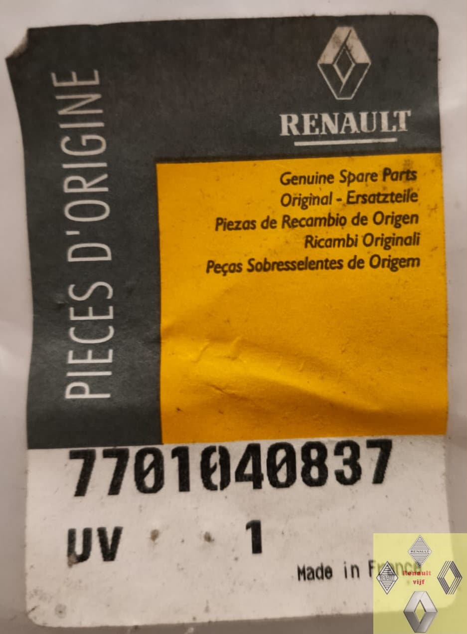 Bevestigingsklem sierlijst voordeur Renault Megane I of Scenic I. - Afbeelding 3