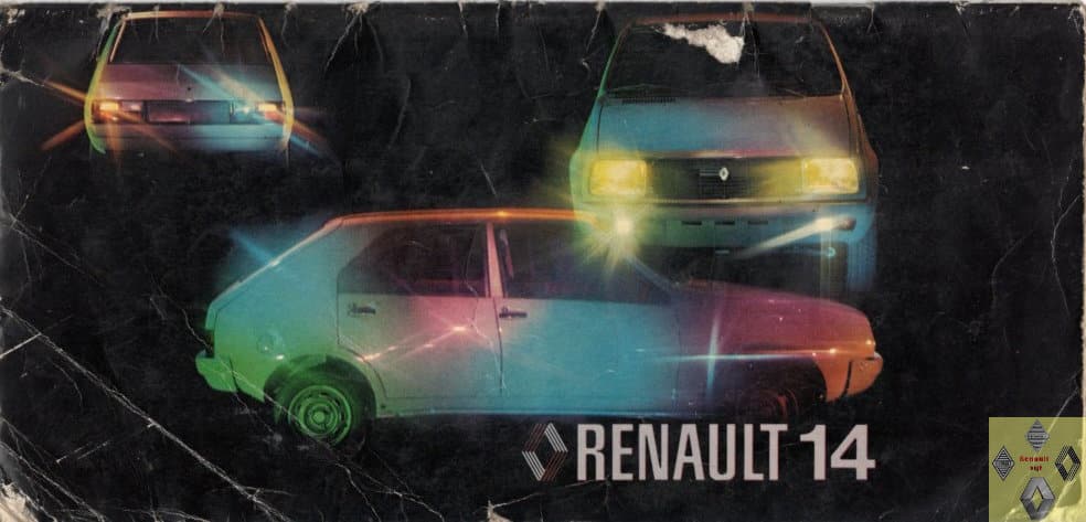Gebruikt instructieboekje 1977 Renault 14.