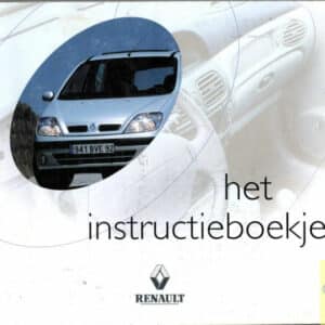 Gebruikt instructieboekje 1999 Renault Scenic I.