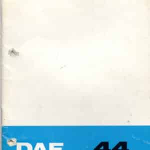 Gebruikt instructieboekje Daf 44.