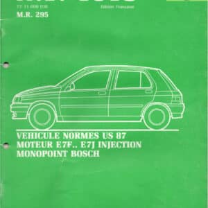 Gebruikt werkplaatshandboek NT1618 Renault Clio I.