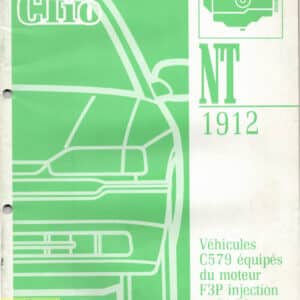 Gebruikt werkplaatshandboek NT1912 Renault Clio I.