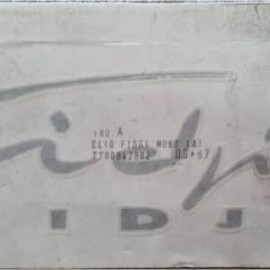 Monogram sticker Fidji Renault Clio I phase 3.
