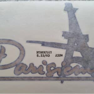 Monogram sticker Parisienne Renault Clio I.