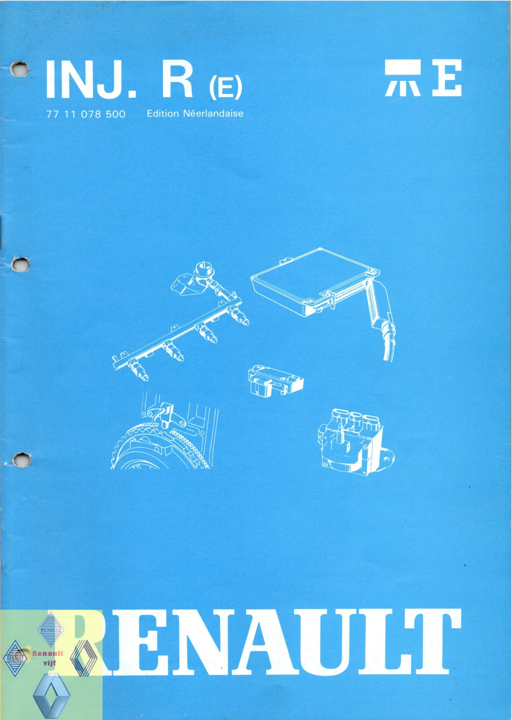 Gebruikt boek Elektrische inspuiting type INJ R (benzine).