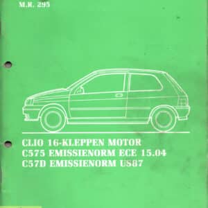 Gebruikt werkplaatshandboek SM1651 Renault Clio I.