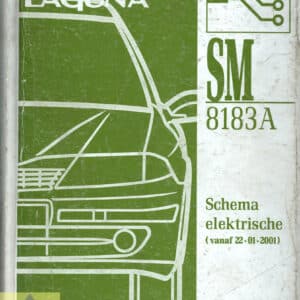 Gebruikt boek elektrische schema NT8123 Renault Laguna I.