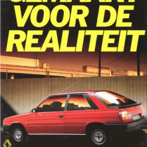 Kaart "gemaakt voor de realiteit" Renault 11.