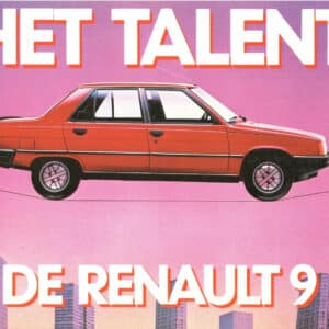 Kaart "talent" Renault 9.