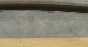 Lijst achterbumper zwart Renault Clio IV.