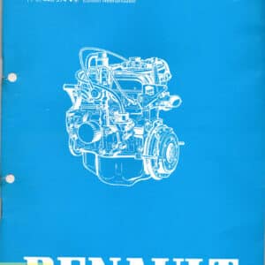 Gebruikt werkplaatshandboek MOT C Renault 4, 5, 9 of 18.