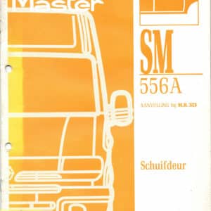 Gebruikt boek schuifdeur SM556A Renault Master II.