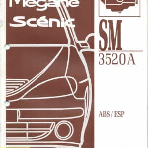 Gebruikt werkplaatshandboek SM3520A Renault Megane I of Scenic I.