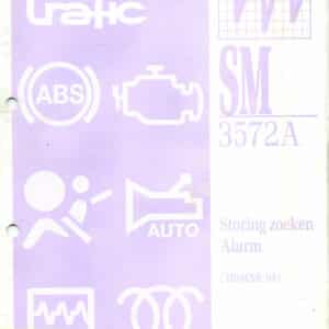 Gebruikt boek storingen zoeken alarm SM3572A Renault Trafic II.