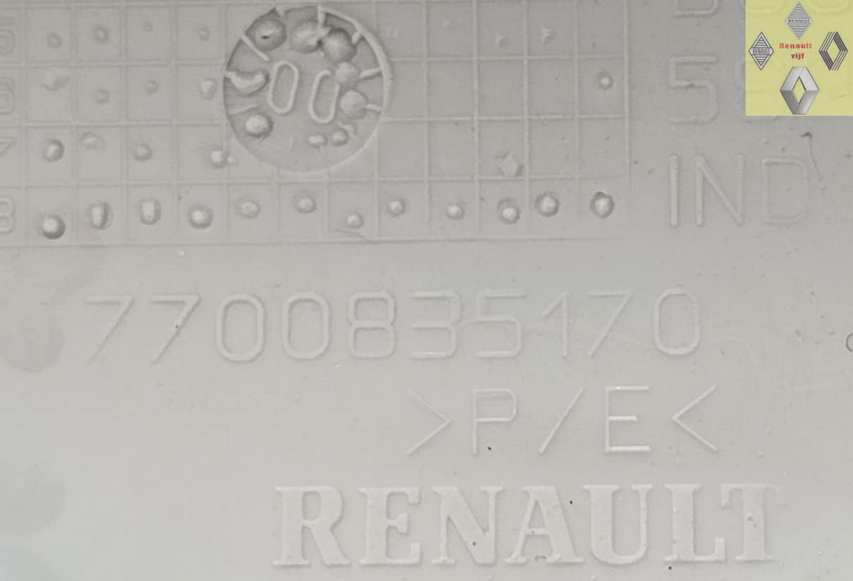 Binnenverlichting achterzijde Renault Megane I coupe. - Afbeelding 2