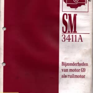 Gebruikt werkplaatshandboek SM3411A G9T ruilmotor Renault Avantime, Espace III/IV, Laguna II, Master II of Vel Satis.
