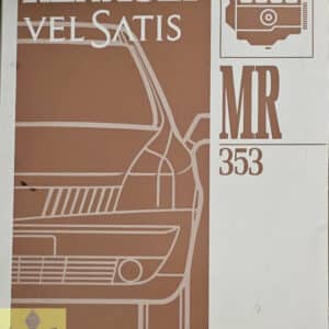 Gebruikt reparatiehandboek MR353 Renault Vel Satis.