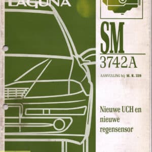 Gebruikt werkplaatshandboek nieuwe UCH SM3742A Renault Laguna II.