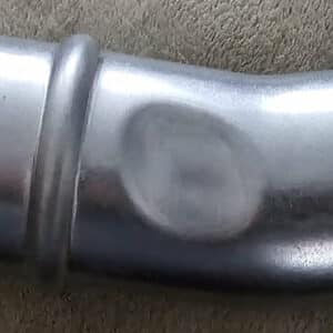 Hitte schild uitlaat 1.4 benzine motor Renault Megane I.