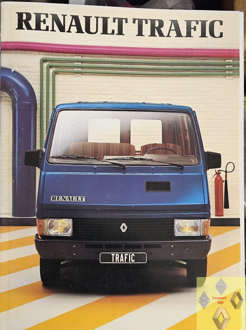Gebruikte folder modeljaar 1982 Renault Trafic I.