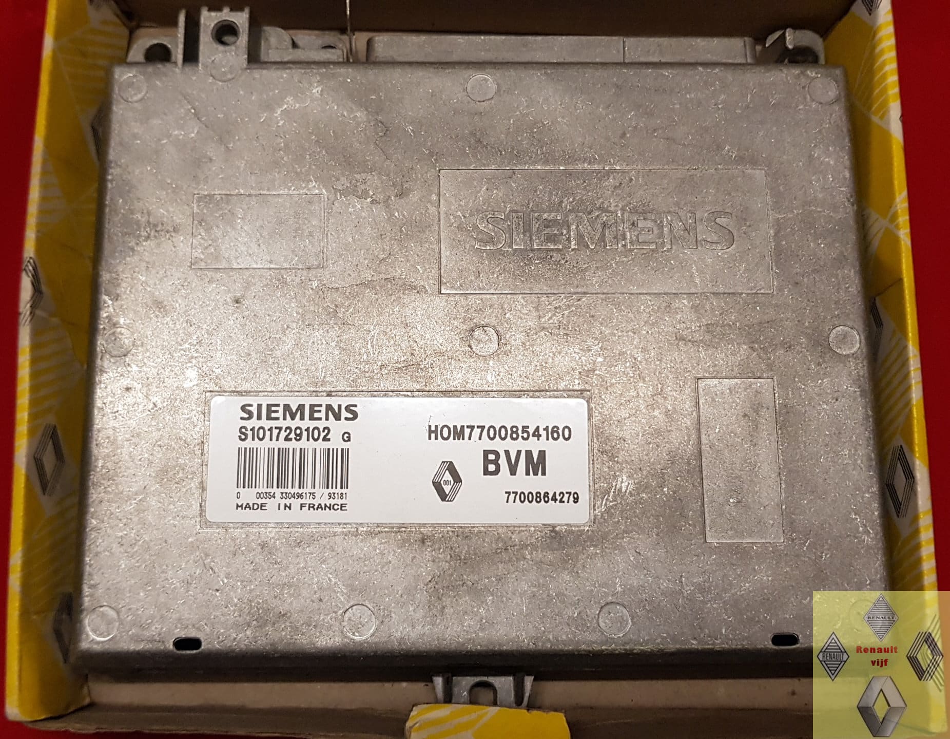 Inspuiting rekeneenheid E7F benzine Renault Clio I (phase 1 of 2).