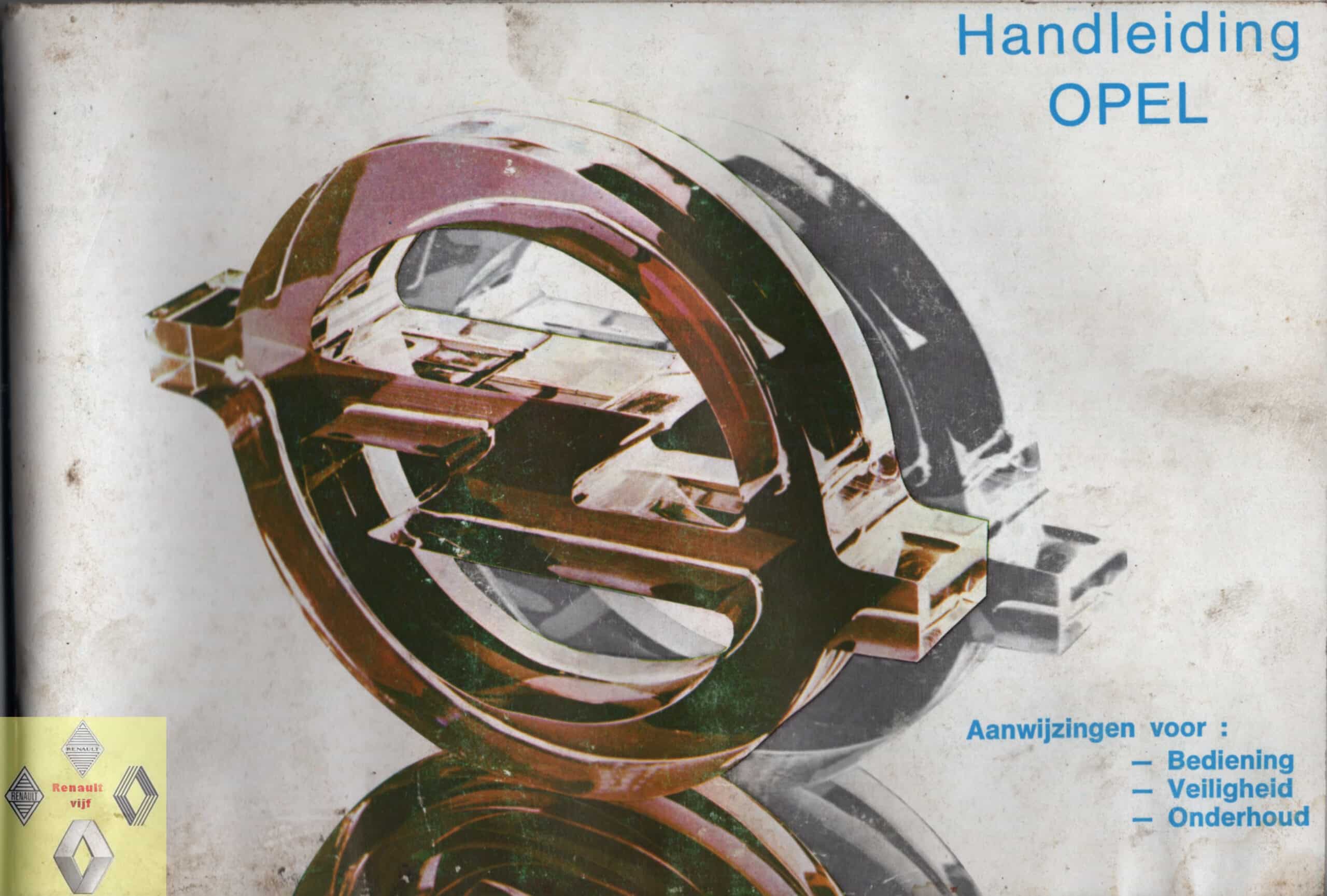 Gebruikt instructieboekje Opel Kadett, Ascona, Manta en Rekord.