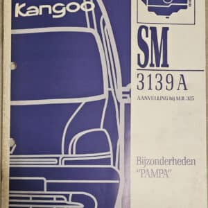 Gebruikt boek bijzonderheden "Pampa" SM3139A Renault Kangoo.
