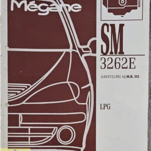 Gebruikt werkplaatshandboek LPG SM3262E Renault Megane I.