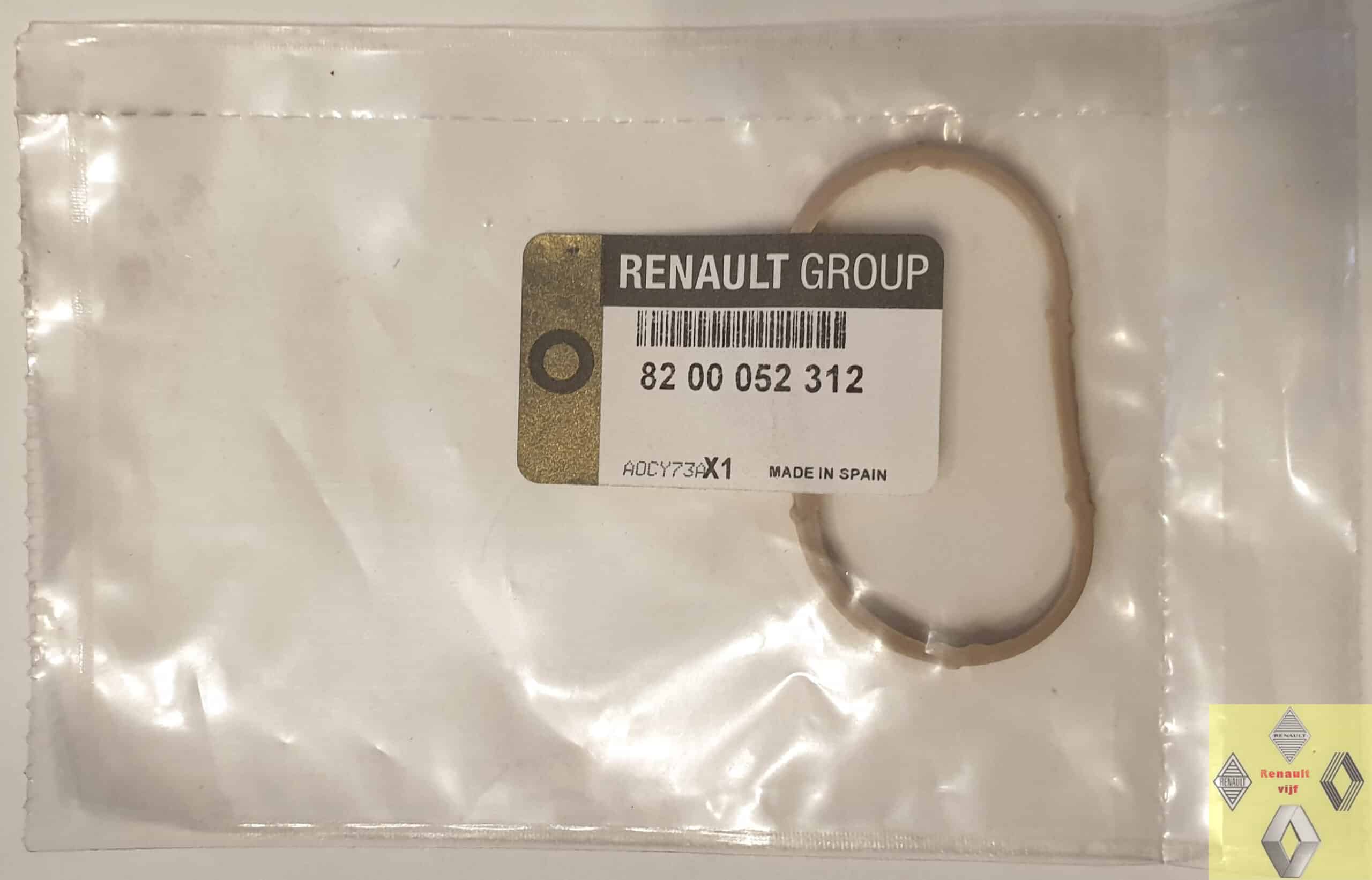Dichting inlaat spruitstuk op verdeler F4R, K4J of K4M motor Renault Avantime, Clio I/II/III, Espace IV, Kangoo, Laguna I/II, Master II, Modus, Megane I/II, Scenic I/II, Trafic II of Vel Satis. - Afbeelding 2