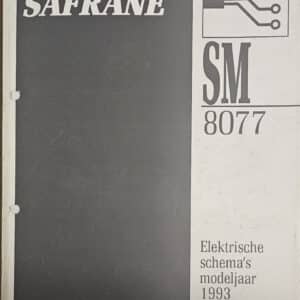 Gebruikt boek Elektrische schema SM8077 Renault Safrane.