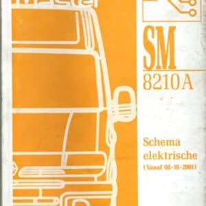Boek elektrische schema SM8210A Renault Master II.
