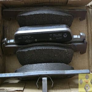 Remblokken ATE 18 mm voorzijde Dacia Logan MCV of Sandero II.