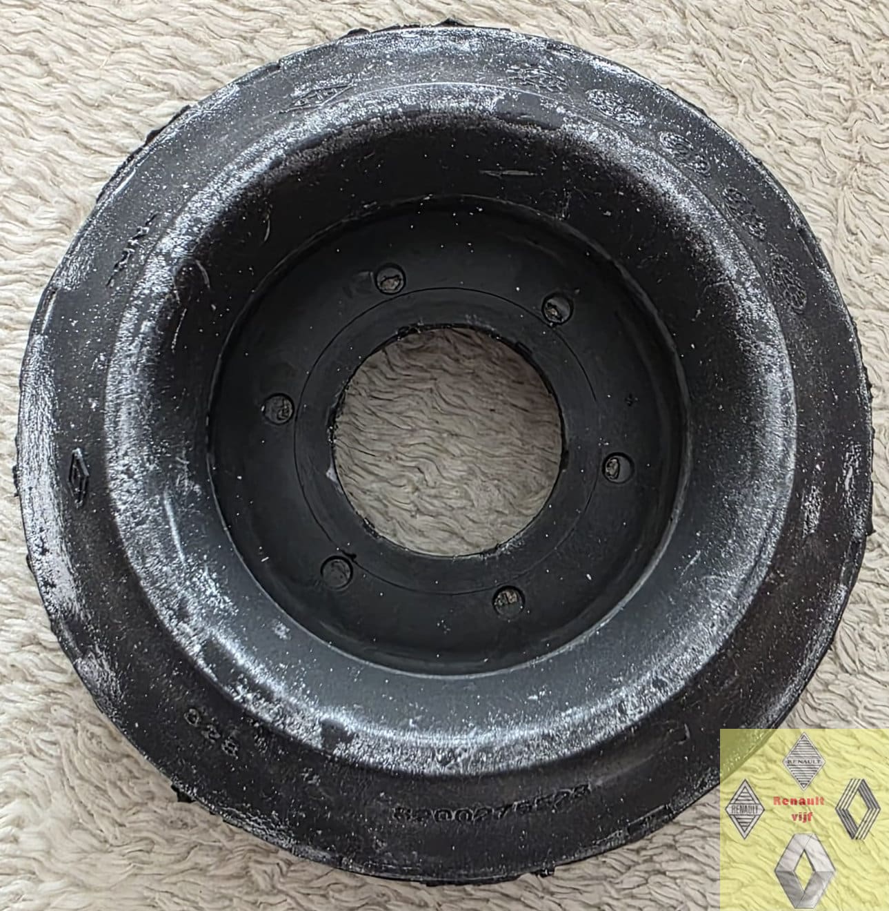 Veerpootlager schokdemper rubber voorzijde Dacia Duster I, Dokker, Lodgy, Logan I/II of Sandero Stepway II. - Afbeelding 2