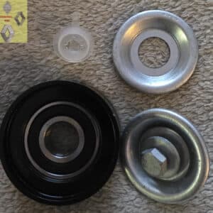 Geleiderol multiriem K4M (1.6 16V) Benzine motor Renault Kangoo, Laguna III of Dacia Logan II, Sandero II, Lodgy of Dokker.