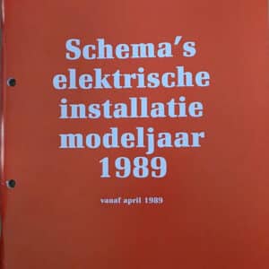 Gebruikt boek elektrische schema SM8050 Renault Master I.