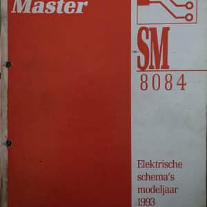 Gebruikt boek elektrische schema SM8084 Renault Master I.