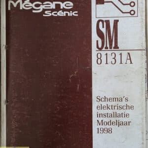 Gebruikt boek elektrische schema SM8131A Renault Scenic I.